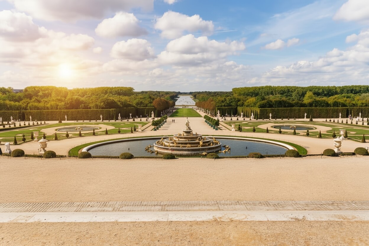 Z&aacute;mek Versailles &mdash; prů&ccedil;el&iacute; a zahrady